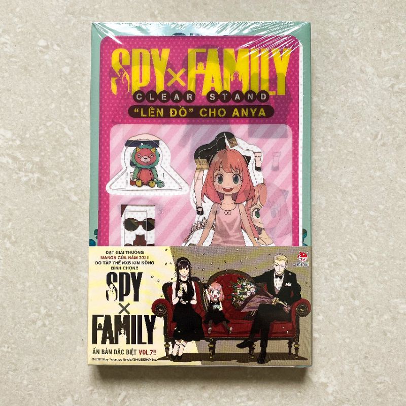 SPY FAMILY Vol 7 Limited - sổ ghi chú tặng kèm hình dán Spy Family limited