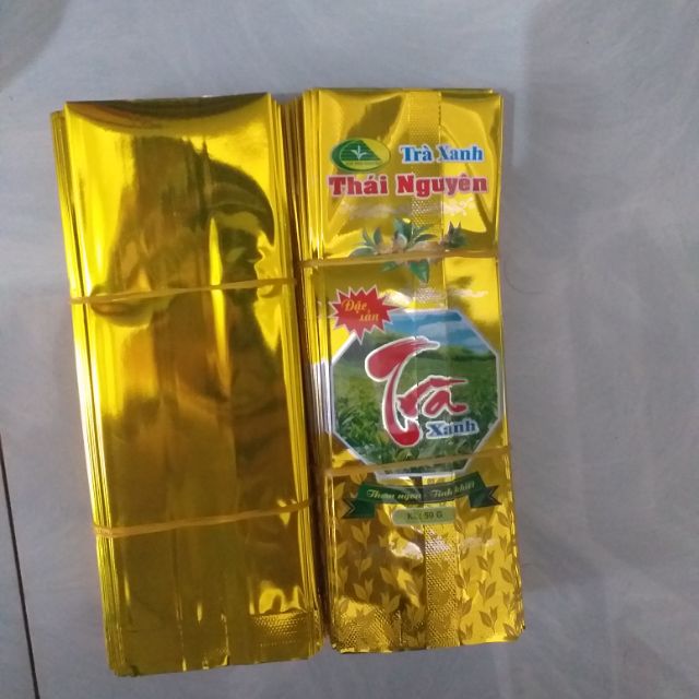 Combo 100 túi hút chân không chè loại 50g