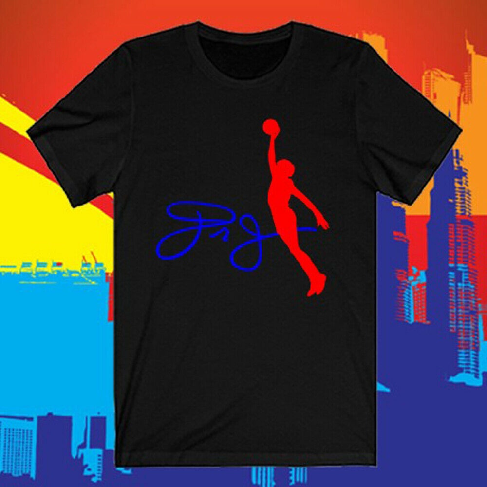 Pritned Ngộ nghĩnh Dr J Julius Erving Logo Thể Thao Truyền Thuyết Quý Ông Áo Thun Thường Ngày