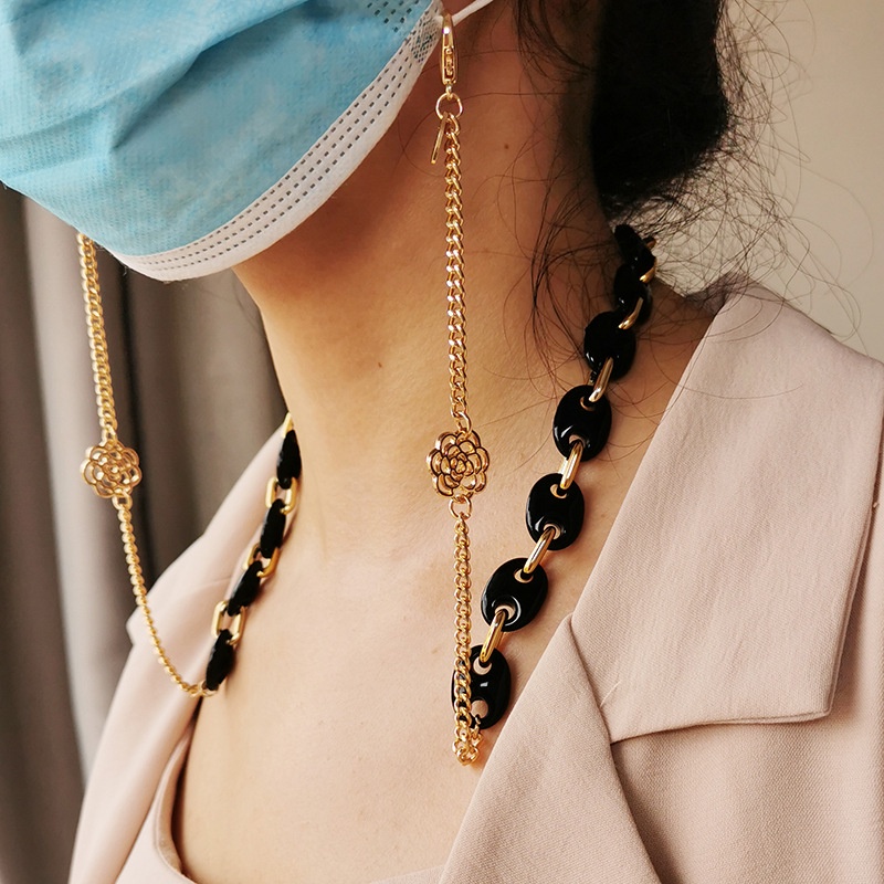 Dây Đeo Mắt Kính Đính Hạt Ngọc Trai Phong Cách INS 30 Kiểu Cho Nữ