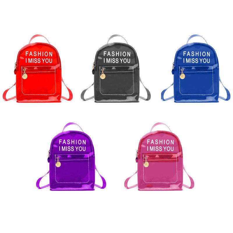 Balo Nhựa PVC Trong Suốt Thời Trang Dành Cho Tuổi Teen