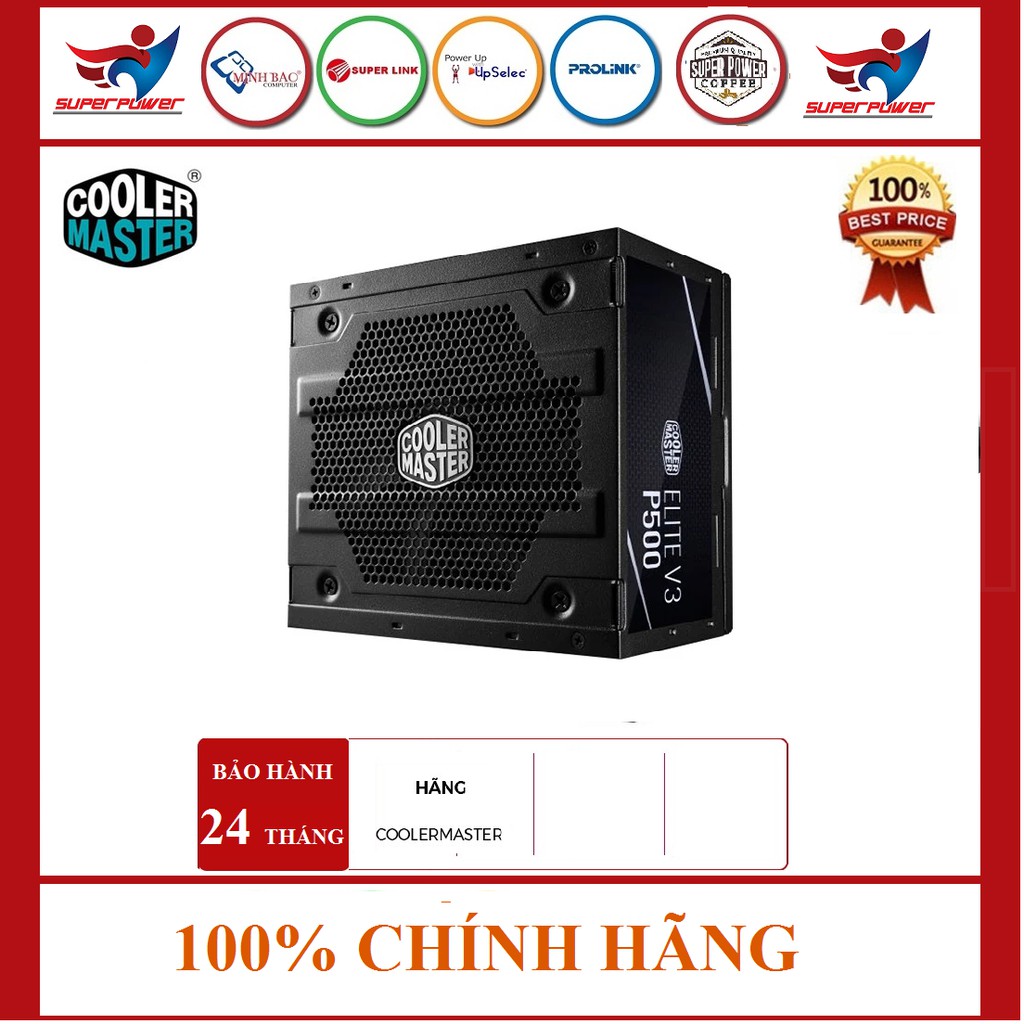 [Mã 254ELSALE giảm 7% đơn 300K] Nguồn máy tính Cooler Master Elite V3 230V PC500 Box - HÀNG CHÍNH HÃNG