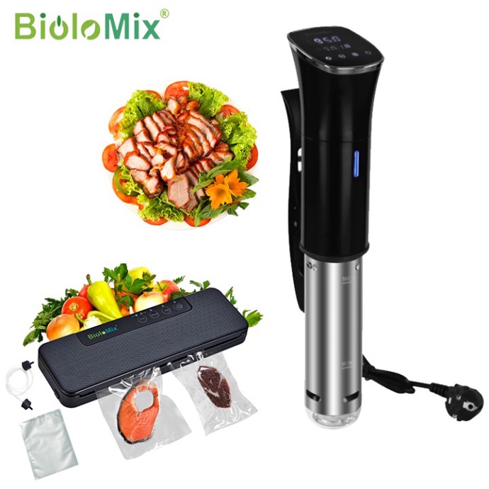 Máy nấu chậm Sous Vide, công suất 1800W. Thương hiệu Biolomix - SV-8002 (Bảo Hành: 1 Năm Chính Hãng Biolomix) {CHÍNH HÃN