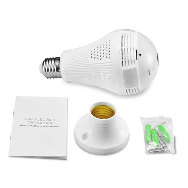 Camera giám sát ip wifi VR960 bóng đèn Panorama Góc Siêu Rộng 1.3Mpx - HD 960P chạy phần mềm yoosee | BigBuy360 - bigbuy360.vn