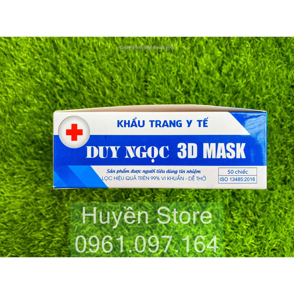 [GIÁ SỈ] Khẩu trang y tế DUY NGỌC 3D Mask cho người lớn hộp 50 chiếc | BigBuy360 - bigbuy360.vn