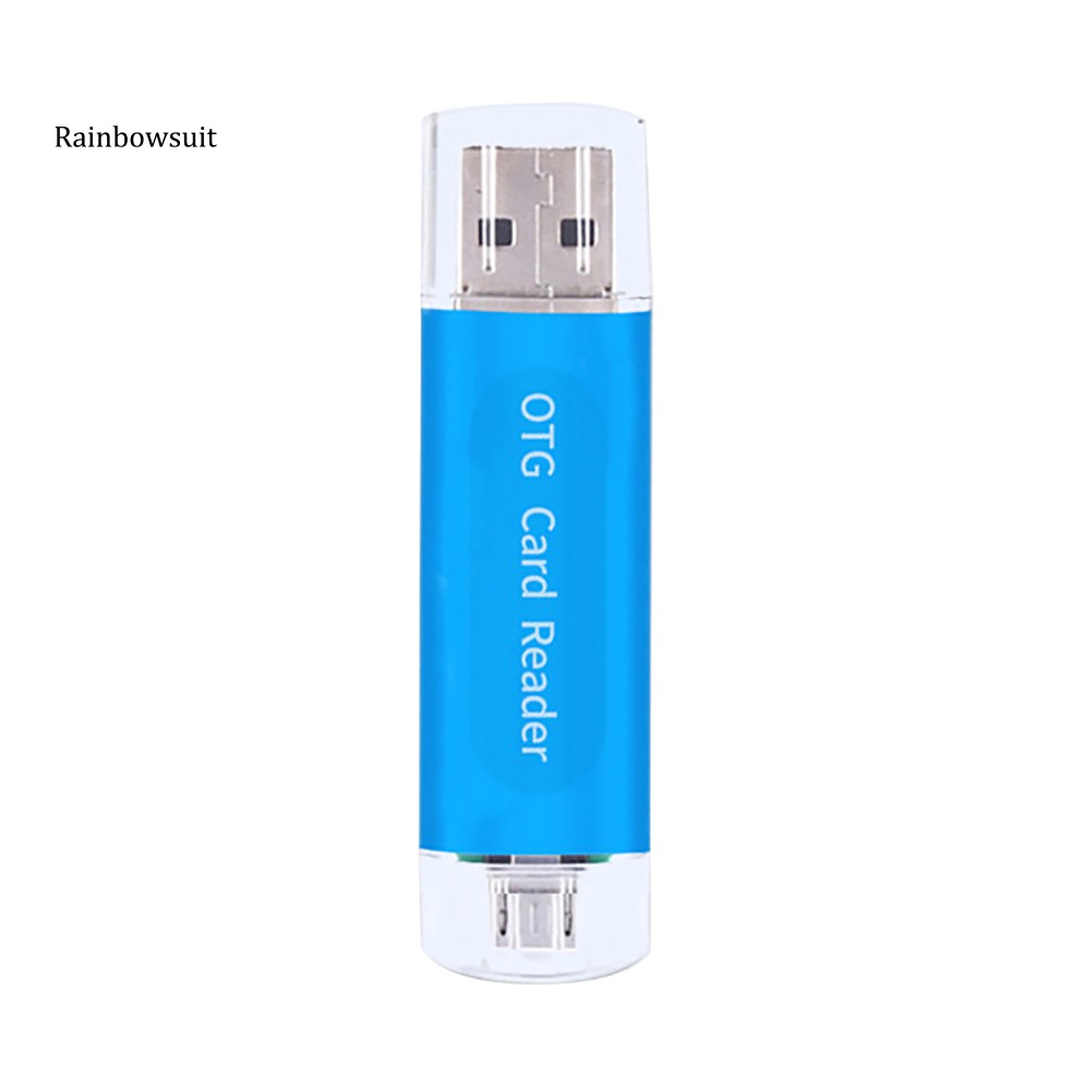 Đầu Đọc Thẻ Nhớ Usb 2.0 Otg 2 Trong 1 Tiện Dụng