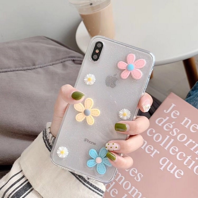 Ốp lưng iphone  Hoa cúc nhỏ 5/5s/6/6plus/6s/6s plus/6/7/7plus/8/8plus/x/xs/xs max/11/11 pro/11 promax giá đỡ – Shin Case | BigBuy360 - bigbuy360.vn