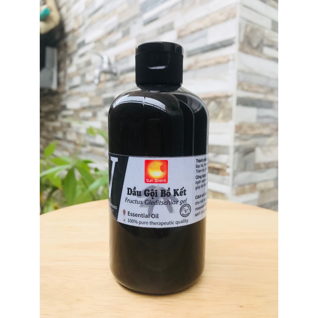 Dầu gội Bồ Kết thảo dược nhà nấu 100% tự nhiên đậm đặc