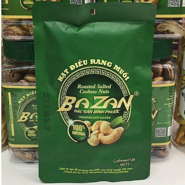 Hạt điều rang muối gói 50g bazan