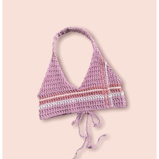 Áo choàng cổ len handmade