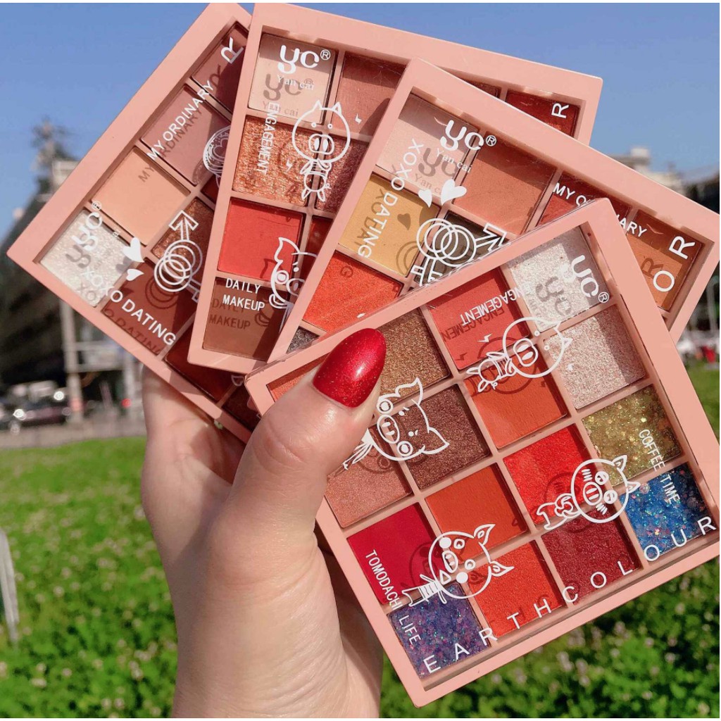 Phấn mắt YO KAQI COLOR PALETTE 16 Ô