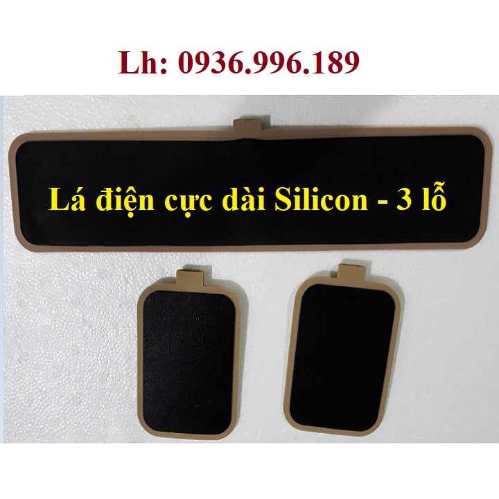 Phụ kiện máy điện sinh học DDS – Điện cực dài 3 lỗ Silicon