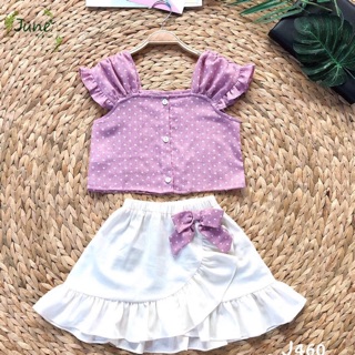 [MÀU TÍM HOT TREND] SET VÁY ĐIỆU ĐÀ TIỂU THƯ JUNE WITHLOVE