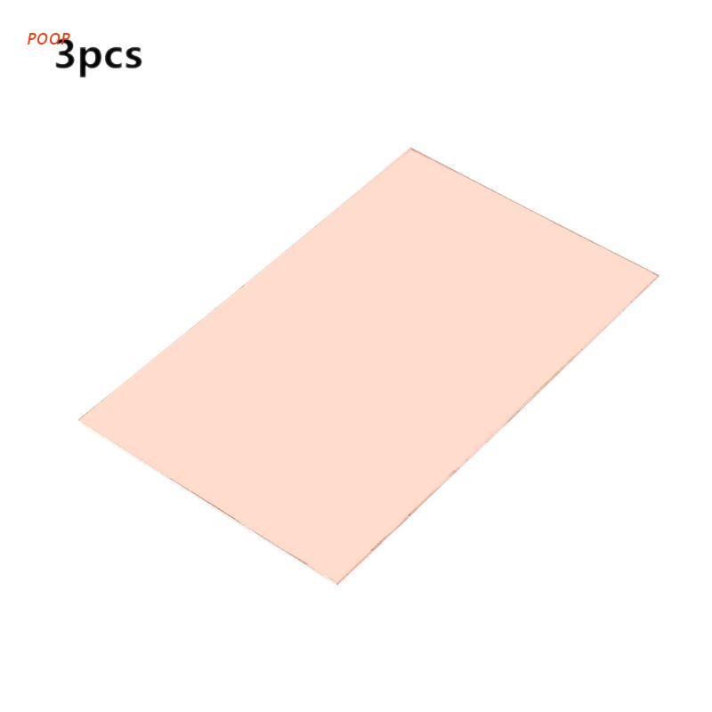 Set 3 bảng mạch PCB hai mặt 20*30cm FR4 DIY