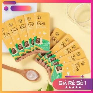Set 20 miếng Mặt nạ ngủ Laikou chiết xuất ốc sên giảm nếp nhăn se khít lỗ chân lông làm mịn da