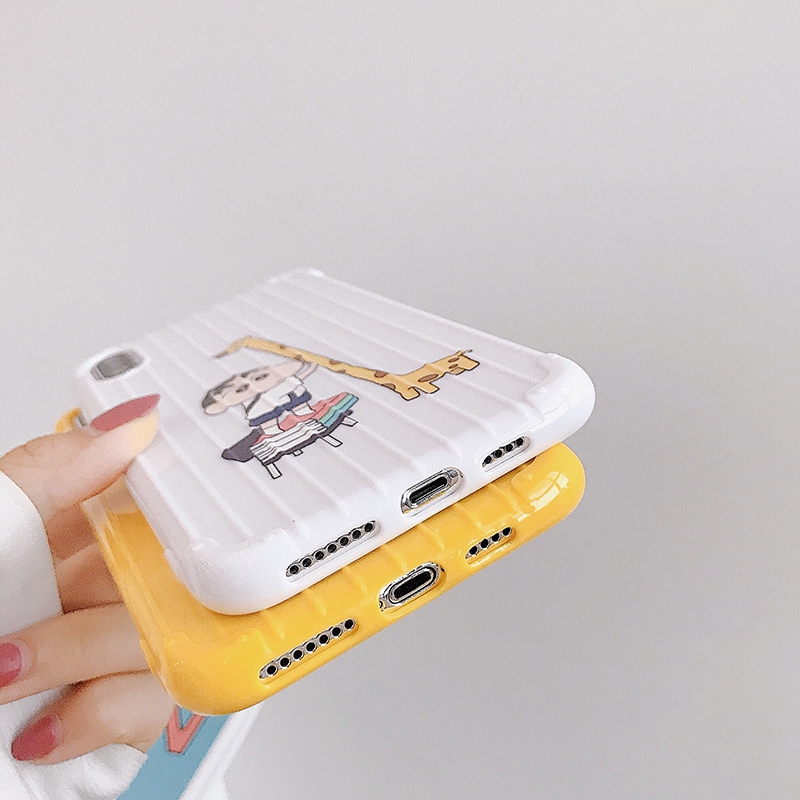 Ốp điện thoại vali hình cậu bé bút chì dành cho Iphone | BigBuy360 - bigbuy360.vn