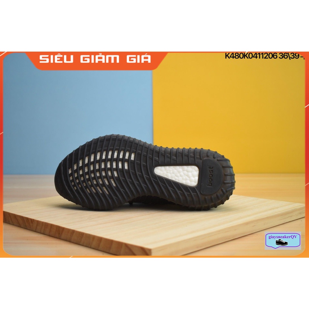 Giày thể thao sneaker YZ 350 V2 Black Reflective full đen siêu đẹp, giày yeezy cá tính dành cho nam nữ