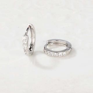 DFGF tai tròn đính đá zircon lấp lánh