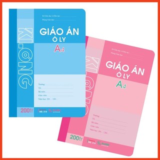 Giáo Án Ô Ly 😍FREESHIP😍 Sổ Giáo Án Ô ly Klong 200tr