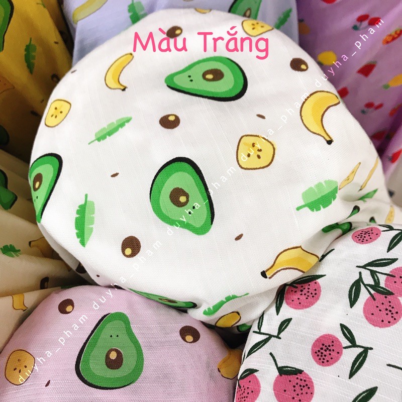 🥑VẢI TƠ PHÁP HÌNH BƠ CHUỐI CUTE🥑