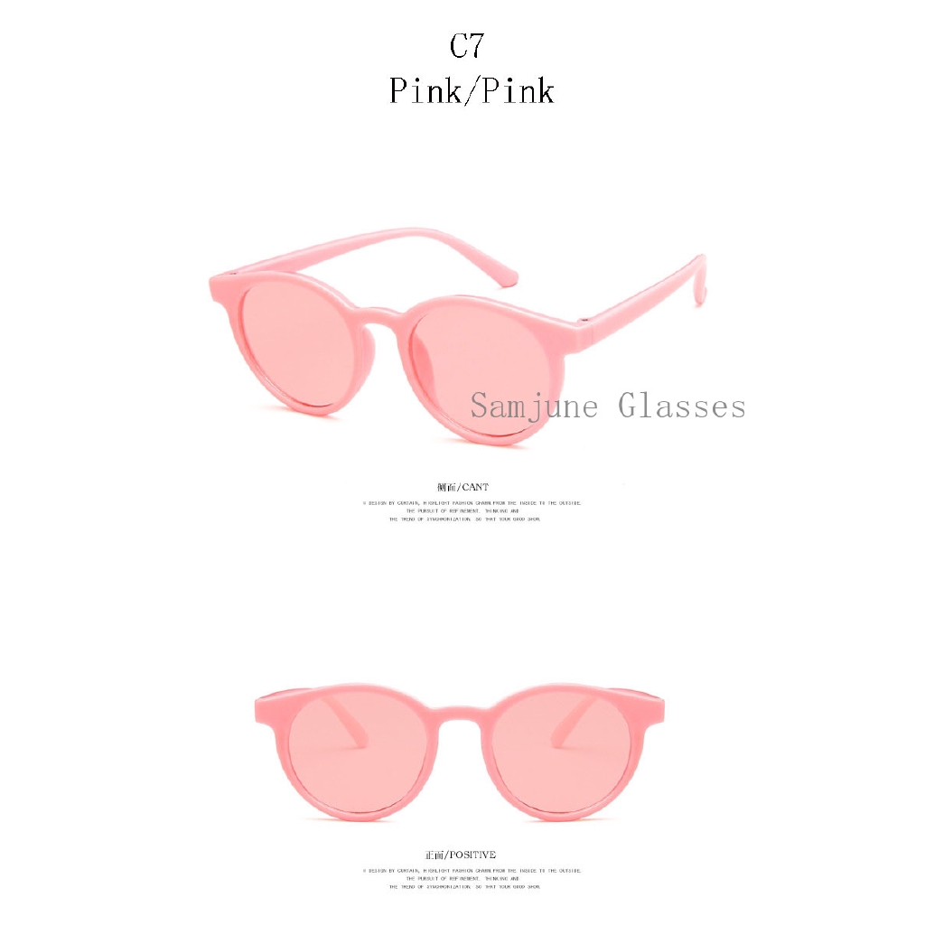 Kính râm tròn chống tia UV400 cho bé Samjune