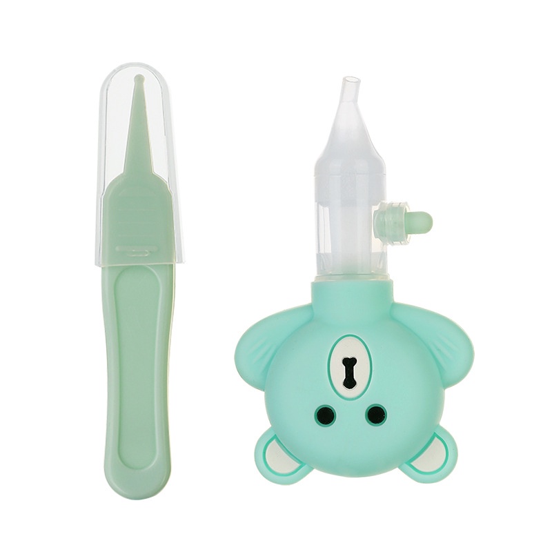 Dụng cụ hút mũi tiện dụng hình Gấu, chất liệu Silicon dành cho bé