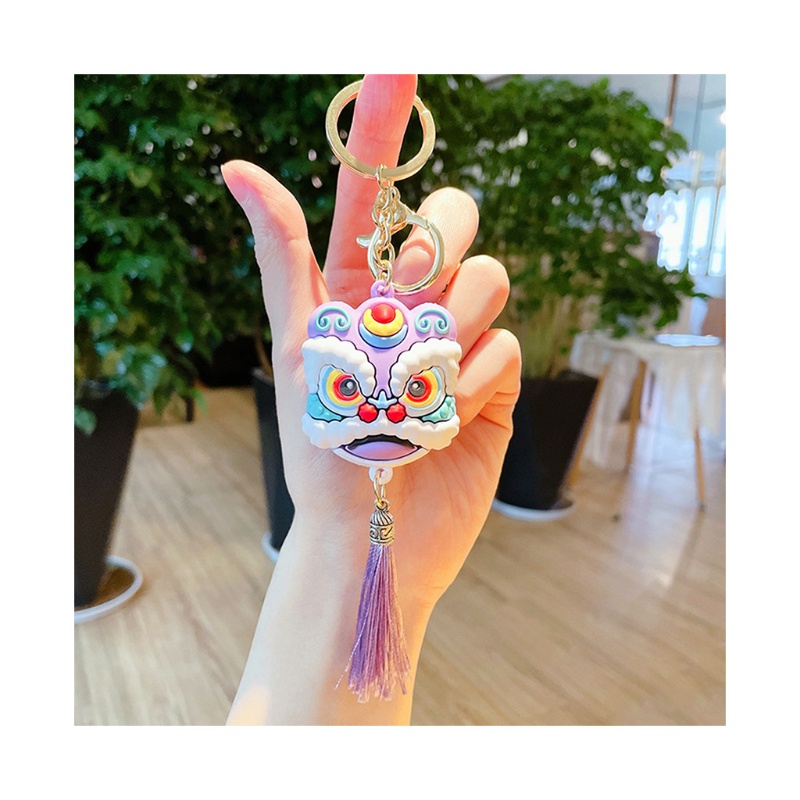 Móc Khóa Hình Sư Tử Phong Cách Trung Hoa Cho Nam Và Nữ