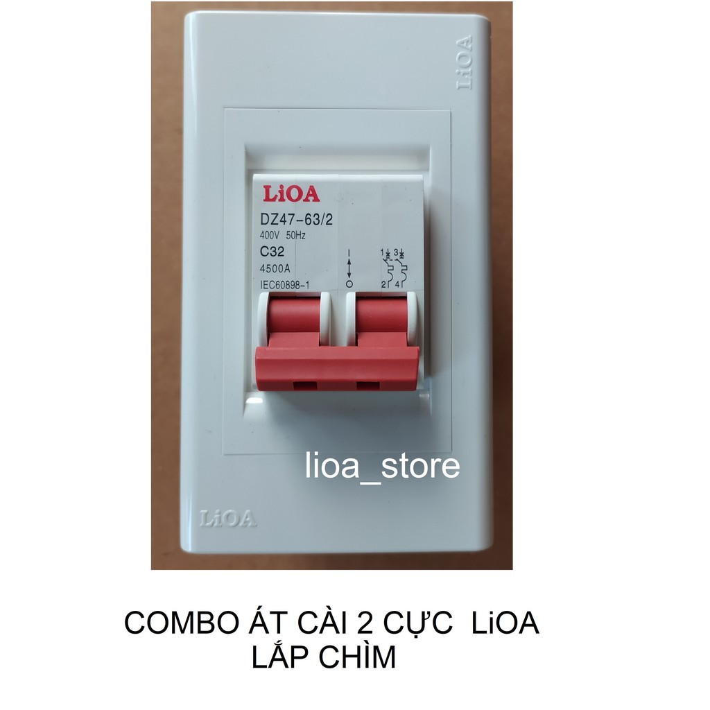 COMBO ÁT CÀI 2 CỰC LiOA LOẠI LẮP CHÌM.