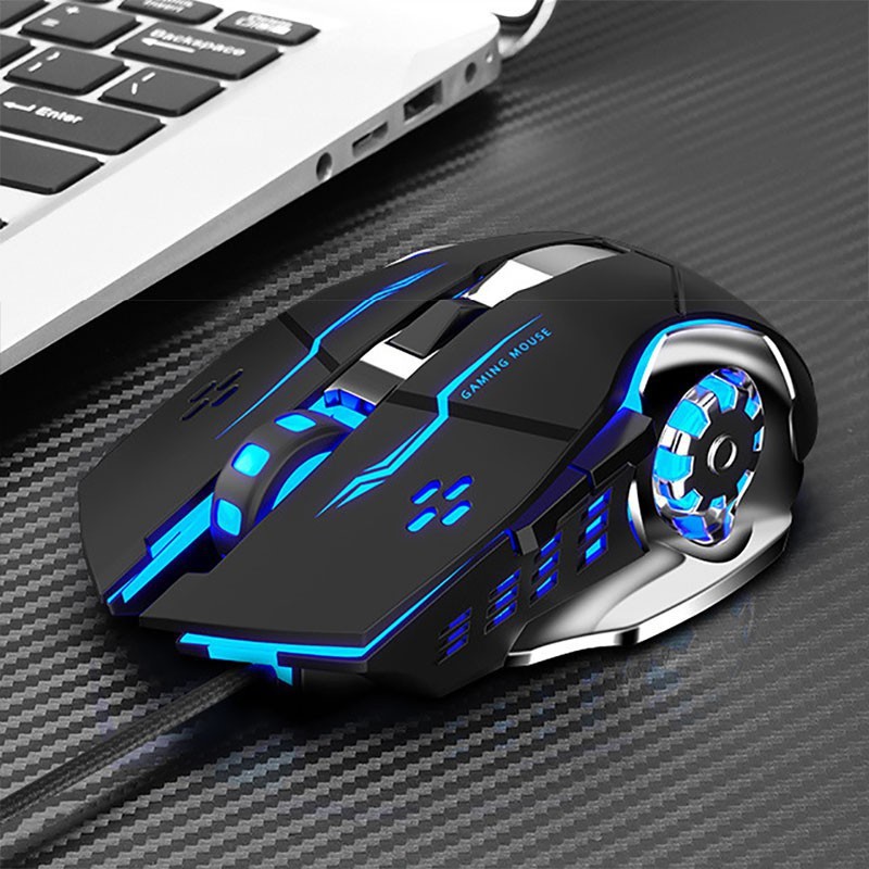 Chuột Gaming Siêu Khủng V5/V8 Kiểu Dáng Siêu Độc Lạ, Có Led RGB Tự Đổi Màu - hàng loại tốt