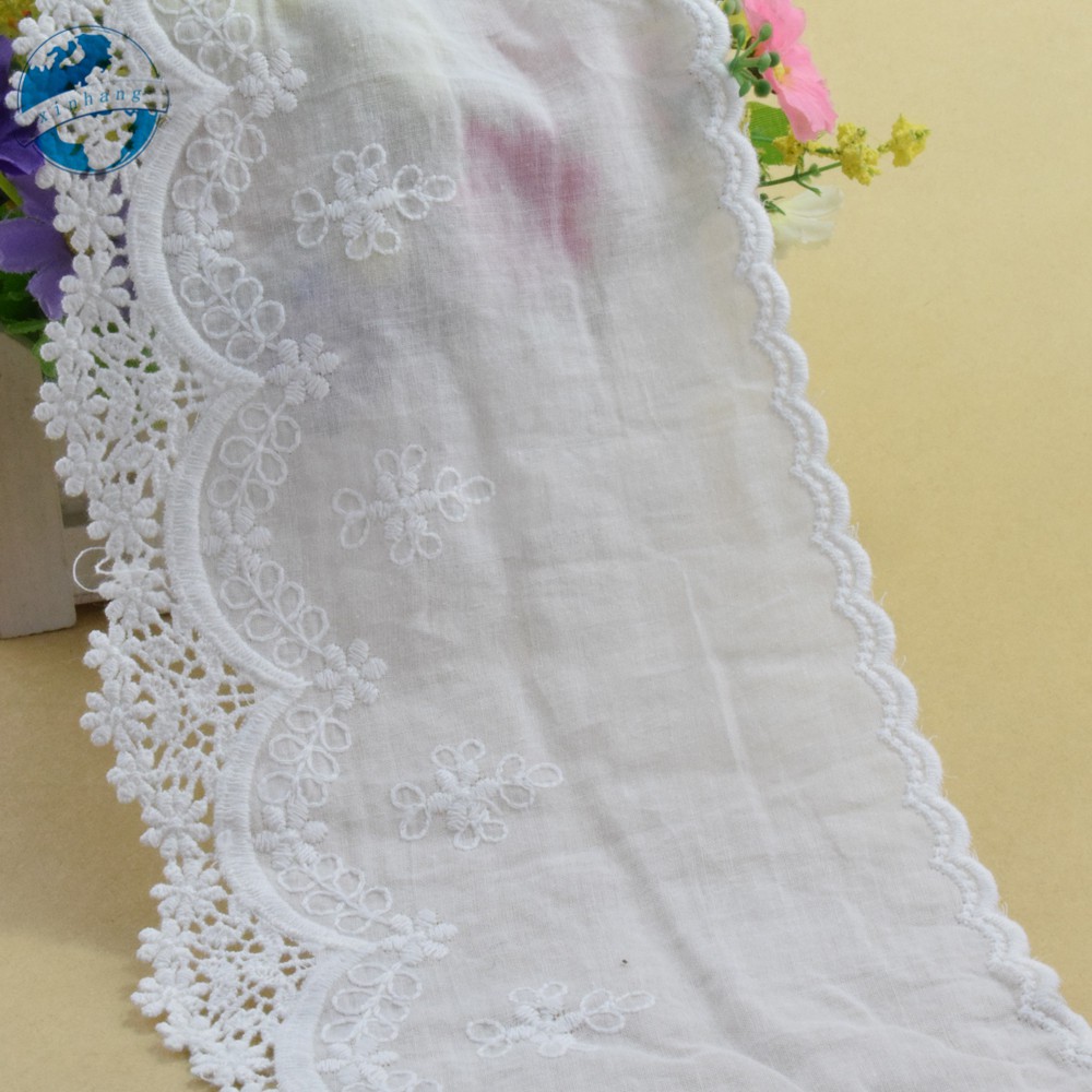 Cuộn Ren Ruy Băng mini Rộng 100% cotton Dài 13.5cm Dùng Trang Trí Quần Áo diy 4013