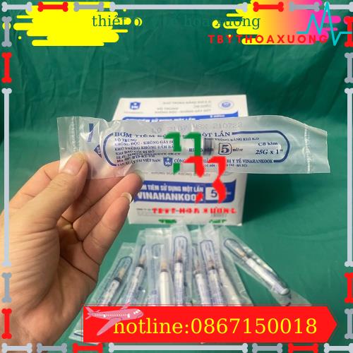 Bơm tiêm 1 lần Vinahankook 5ml