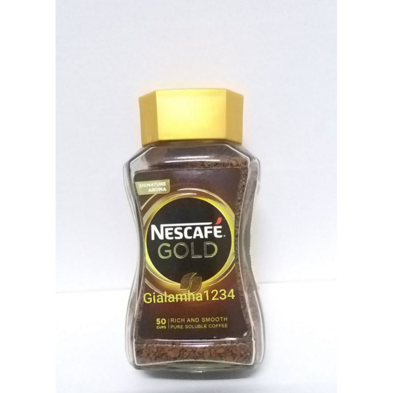 CÀ PHÊ NESCAFE GOLD 100G CHAI MỚI