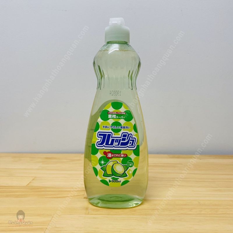 [Giao hàng HCM - 4h] Nước rửa chén hương chanh Papai thơm mát diệt khuẩn 600ml Nhật Bản