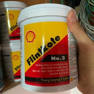 Sơn chống thấm gốc Bitum Flintkote no3 lon 1 lít