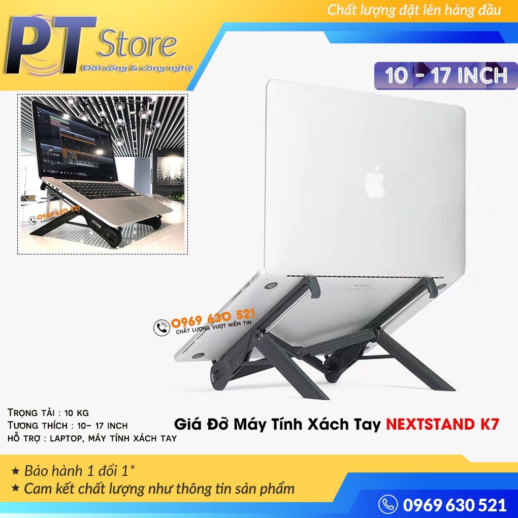 Giá Đỡ Laptop Macbook, Ipad Nexstand K7 10-15.6 inch, tản nhiệt cho Laptop