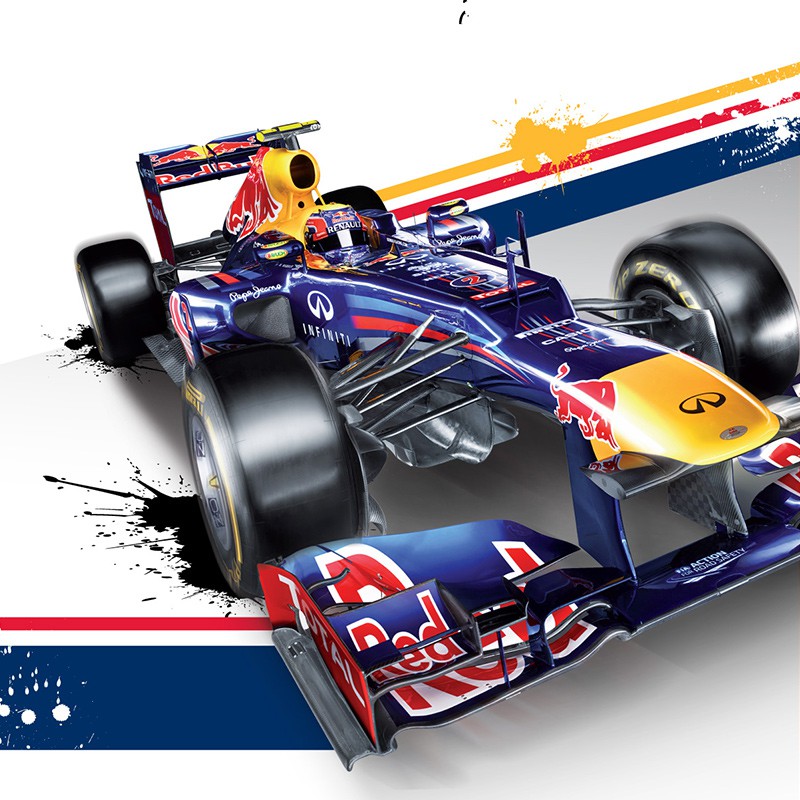 [Chính hãng BBURAGO] Mô Hình xe đua F1 Redbull Racing tỷ lệ 1:32