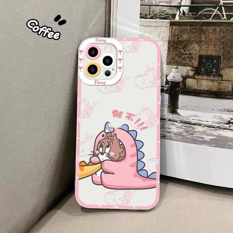 Ốp Điện Thoại Silicon TPU Mềm Trong Suốt In Họa Tiết Dễ Thương Cho IPhone 14 13 13 Pro 12 Pro Max 11 Pro 6S 7 8 Plus X XS XR