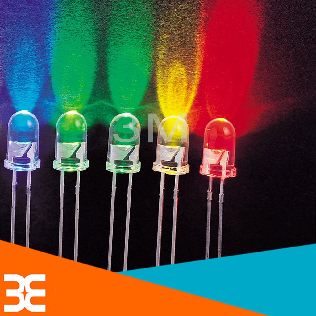 Led Phủ Màu Ø5 - Gói 10 Con