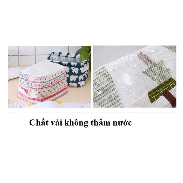 [GIAO NGẪU NHIÊN] GIỎ VẢI ĐỰNG ĐỒ CÁ NHÂN ĐỂ BÁN XINK. Kích thước 20x 10x 15cm