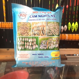 Gói mồi câu cá rô phi nghỉa n5-điêu hồng-gói mồi câu cá có vảy-mồi câu cá rô phi