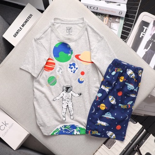 💥 Bộ thun bé trai size đại hình in vũ trụ, khủng long, robot, người nhện siêu kute 💥