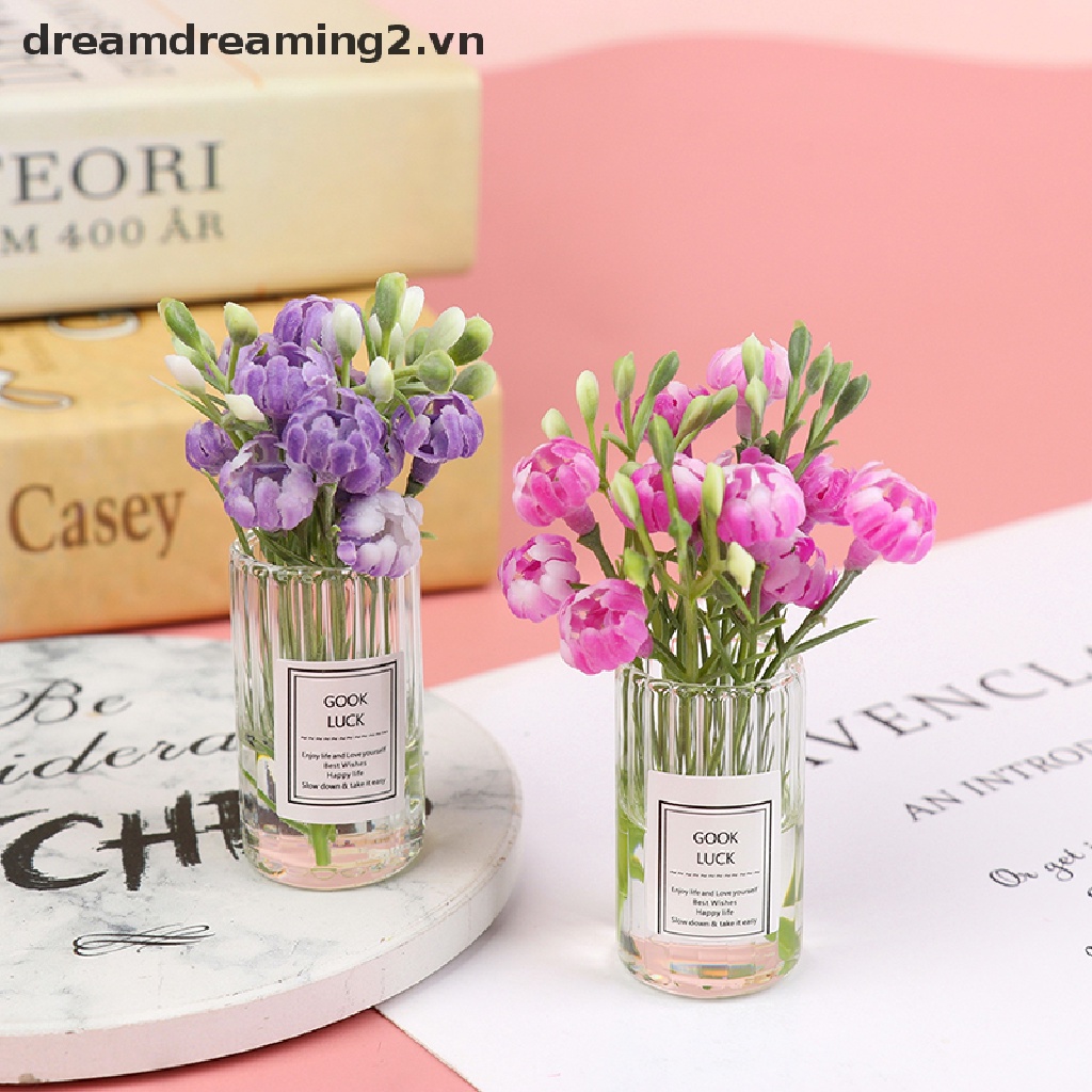 Bình Hoa Nhài Mini Tỉ Lệ 1: 12 Xinh Xắn Đáng Yêu