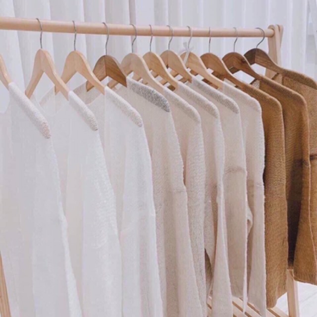 Cardigan len trơn mỏng