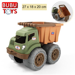 Xe ben, xe tải, xe bồn, đồ chơi xúc cát cho bé - cỡ to gần 30 cm