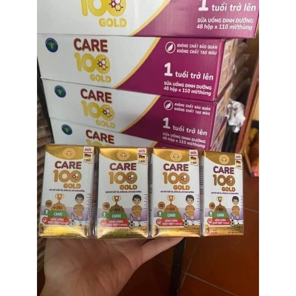 Sữa bột pha sẵn Care 100gold 110ml.