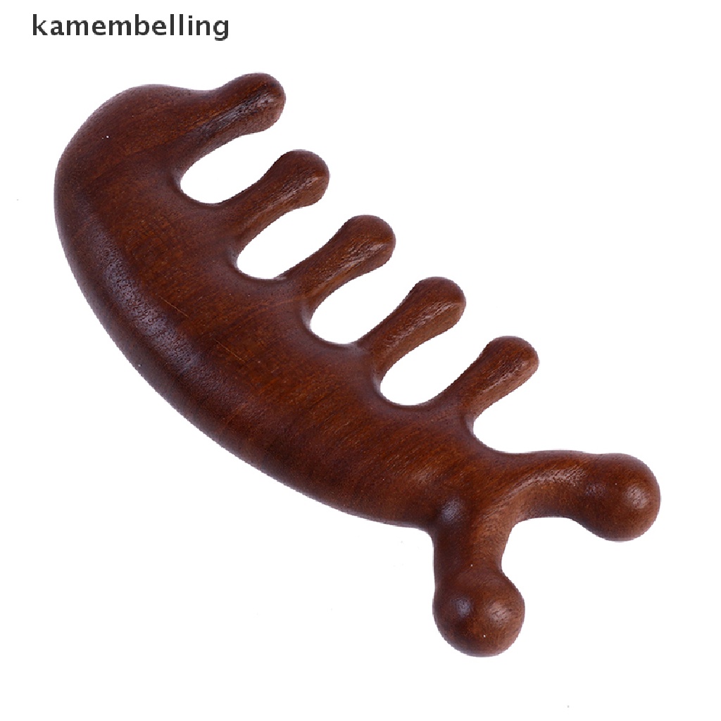 Kamembelling Lược Gỗ Đàn Hương Chải Tóc Cổ Vai Chống Tĩnh Điện