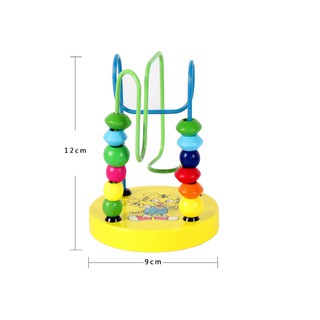 Đồ chơi xâu luồn hạt gỗ