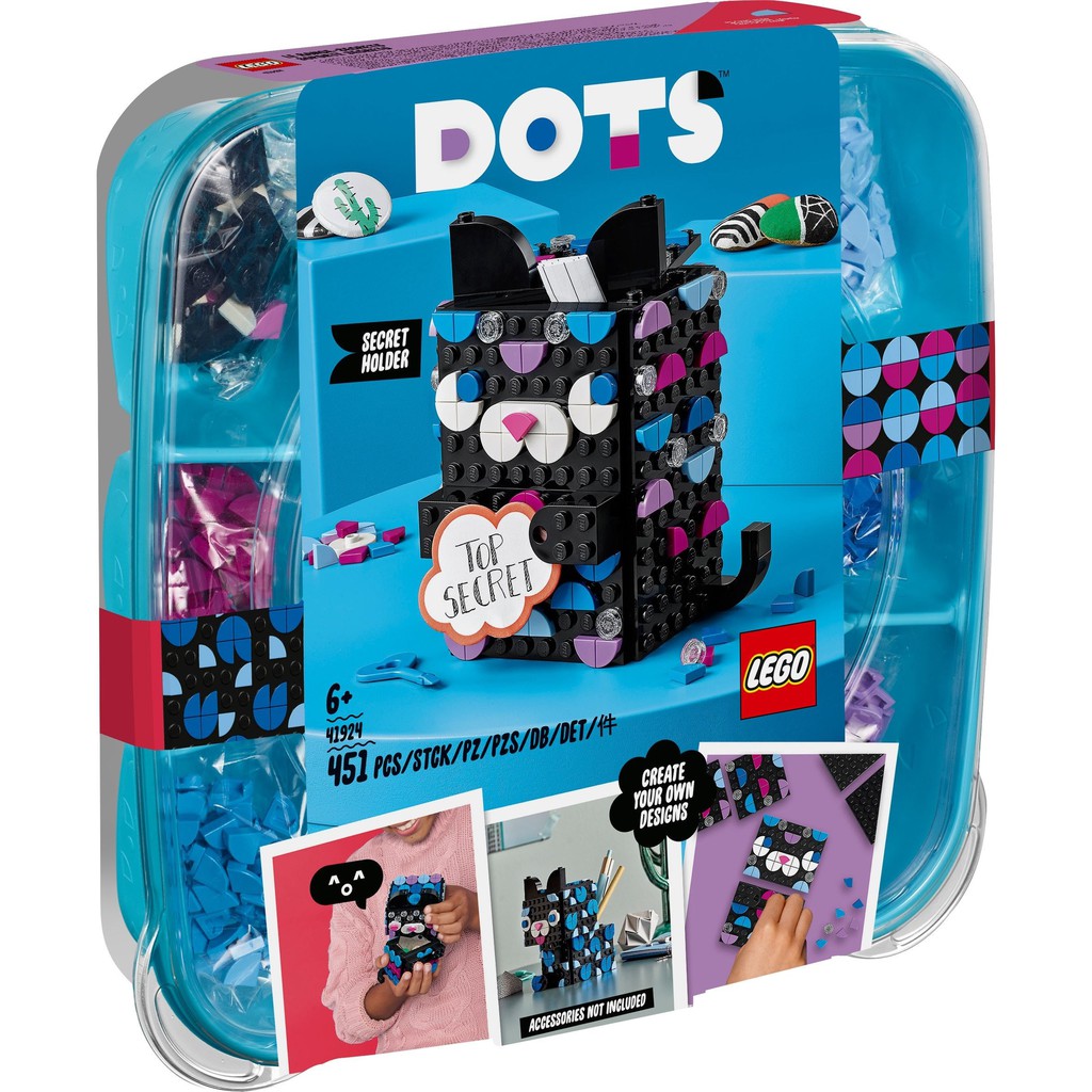 41924 LEGO Dots Secret Holder - Hộp mèo Bí ẩn