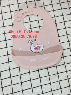 Yếm máng silicon magical holiday cho bé