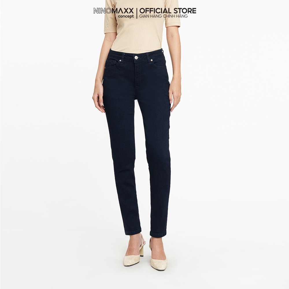 NINOMAXX Quần jean classic Nữ dài chất liệu cotton 2202026